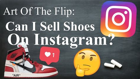 selling shoes on instagram